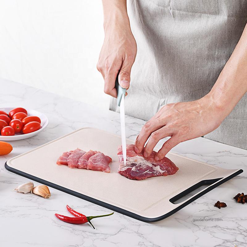 L-shaped Multifunctional Wheat Straw Cutting Board