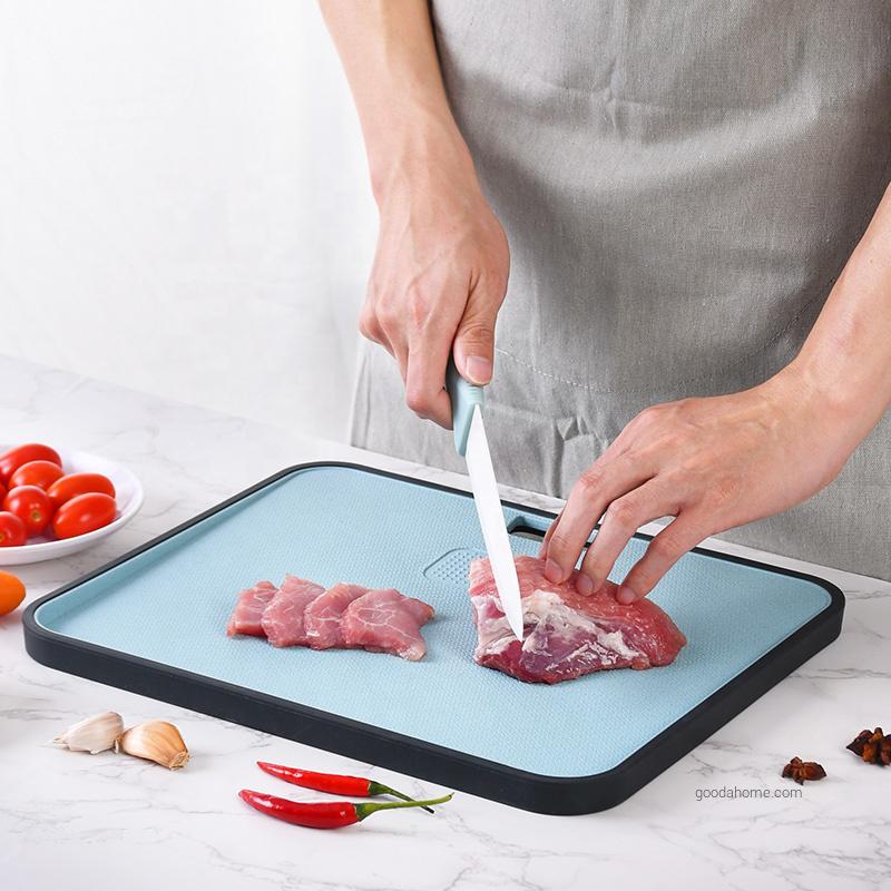Double-sided Non-slip Wheat Straw Cutting Board
