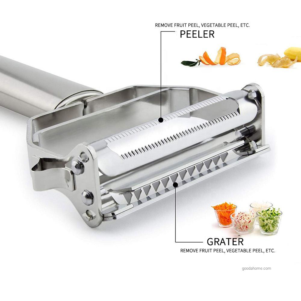Stainless Steel Dual Blade Vegetable Peeler Ouda