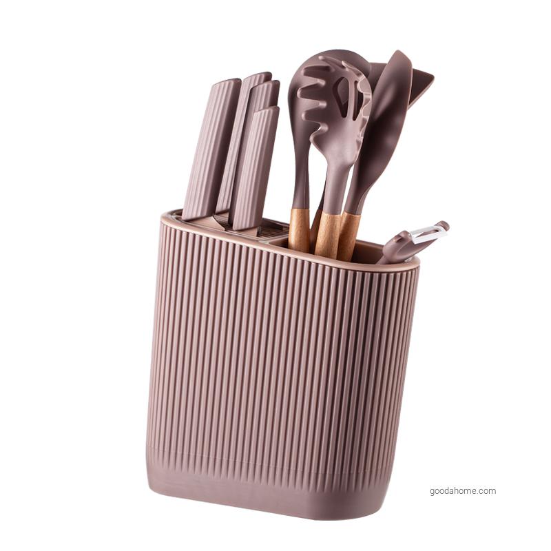 Kitchenware 11 Pieces Silicone Kitchen Utensil Set With Knife Set
