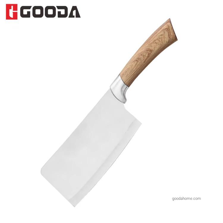 GOODA Custom Stainless Steel Chopping Clever Kitchen Knife Set of 6 Pcs Knives