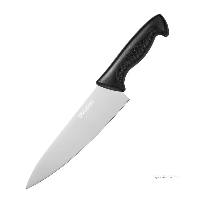 Stainless Steel 8 Inch Butcher Knife With Non-Slip Handle for Home and Professional Use