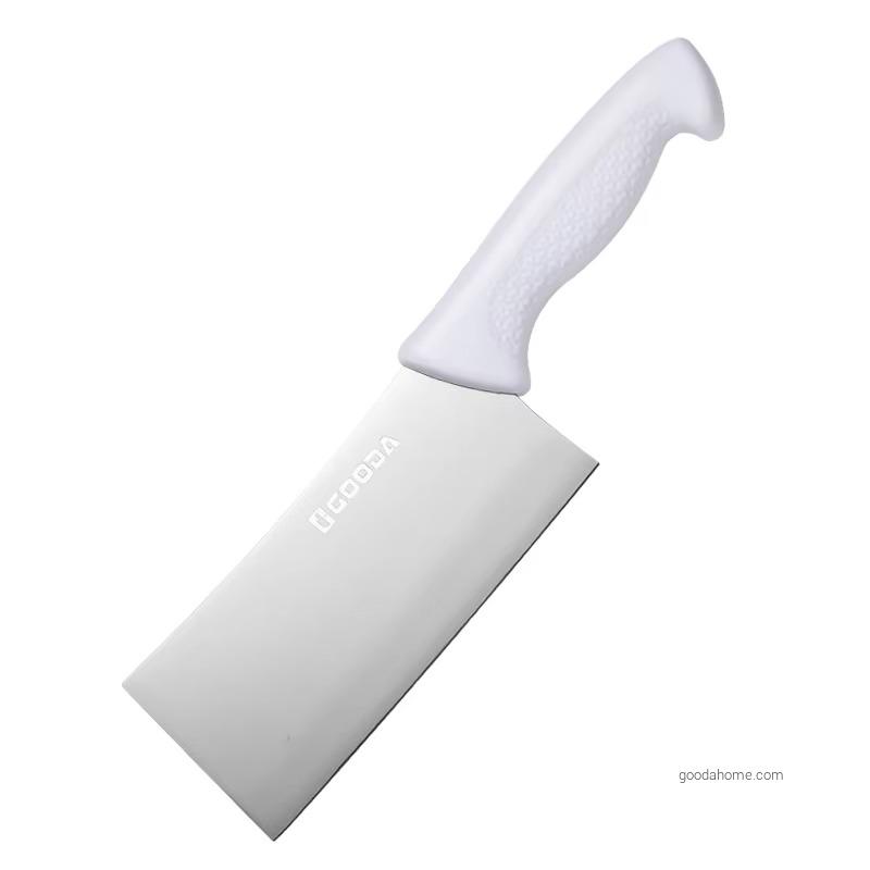  7 Inches Cleaver Knife Chopper Butcher Knife Stainless Steel for Home Kitchen and Restaurant PP Handle Kitchen Knives